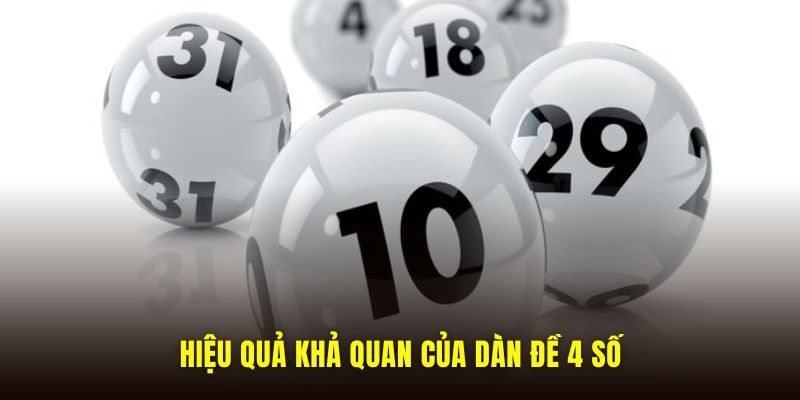 Hiệu quả khả quan của dàn đề 4 số 